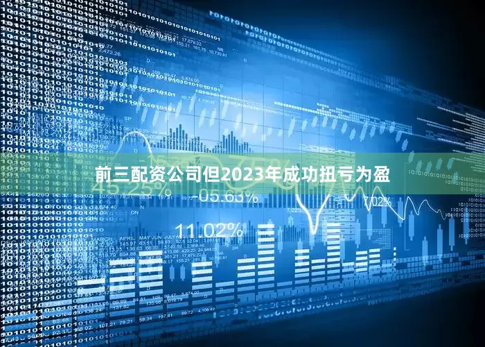 前三配资公司但2023年成功扭亏为盈